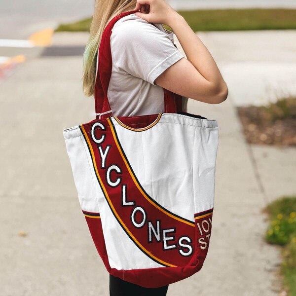 Cyclones Vintage Cardinal Marching Band Tote